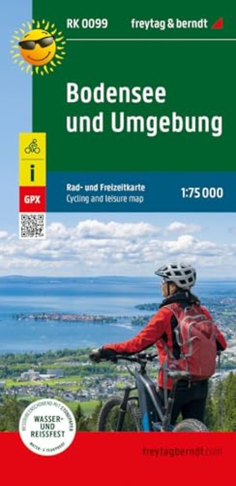 Lake Constance and the surrounding area, Road map 1:75.000,