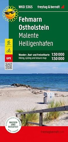 Fehmarn - Ostholstein, hiking, cycling and leisure map