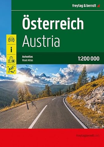 Austria, Road Atlas 1:200.000