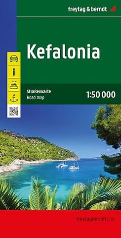 Kefalonia, street map 1:50.000, freytag & berndt