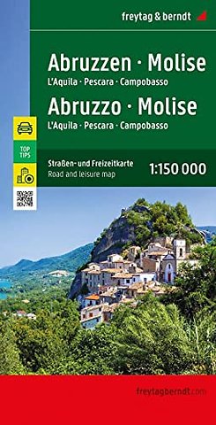 Abruzzo - Molise, Street and Activity Map 1:150.000, freytag