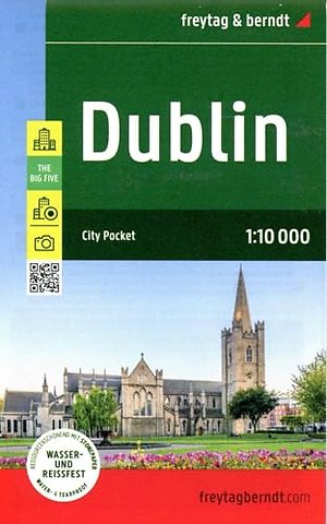 Dublin, City Pocket Map 1:10,000