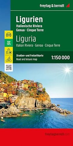 Liguria Road and Leisure Map 1:150k