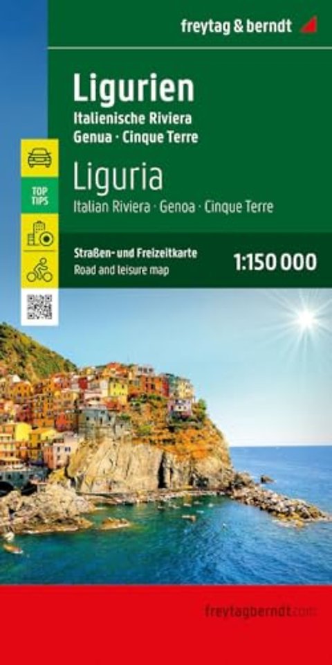 Liguria Road and Leisure Map 1:150k