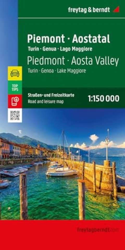 Piemont - Aosta Valley Road and Leisure Map