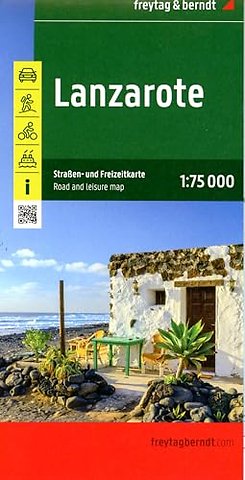 Lanzarote, Road and Leisure Map 1:75.000