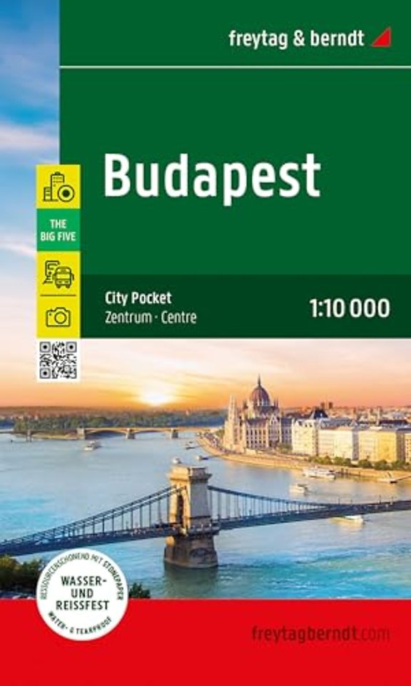 Budapest City Pocket Map
