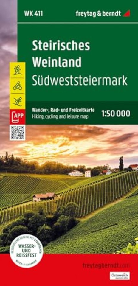 Steirisches Weinland hiking, cycling and leisure map