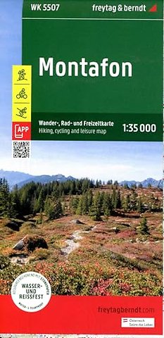 Montafon Hiking, Cycling & leisure Map