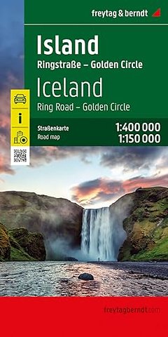 Iceland Road Map 1:400 000