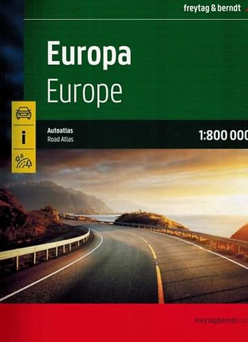 Europe Road Atlas 1:800.000