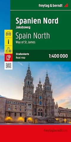 Northern Spain (Camino de Santiago) Road Map