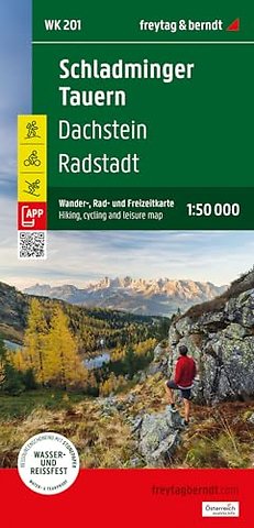 Schladminger Tauern Hiking, Cycling and Leisure Map
