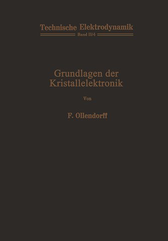 Grundlagen der Kristallelektronik