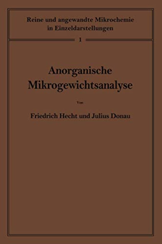 Anorganische Mikrogewichtsanalyse