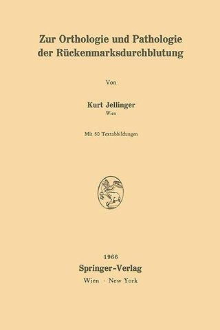 Zur Orthologie und Pathologie der Rückenmarksdurchblutung