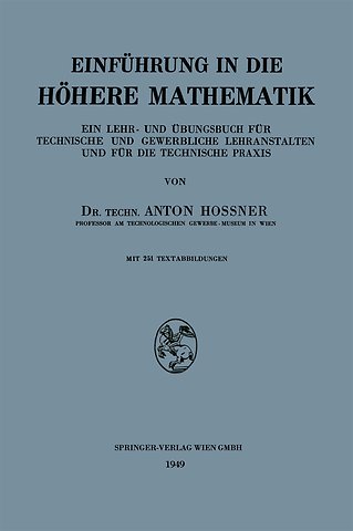 Einführung in die Höhere Mathematik