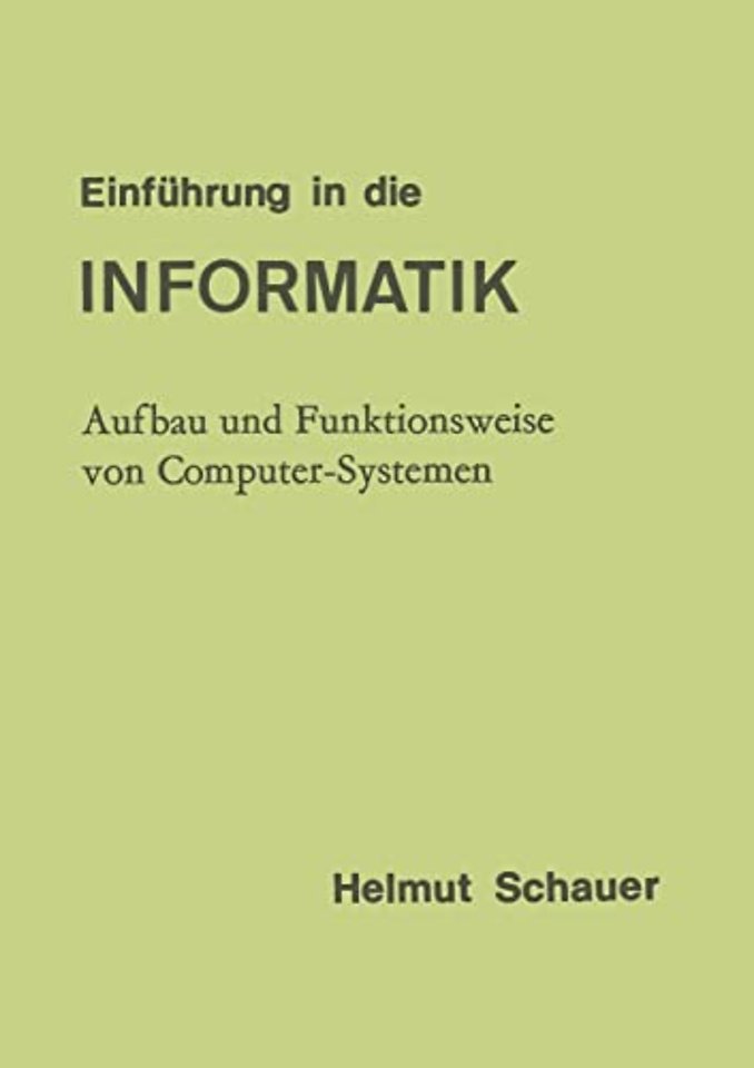 Einfuhrung in die Informatik