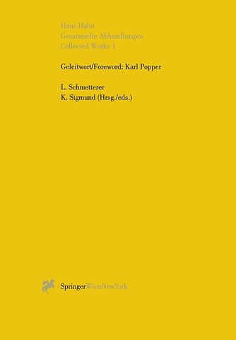 Gesammelte Abhandlungen I - Collected Works I