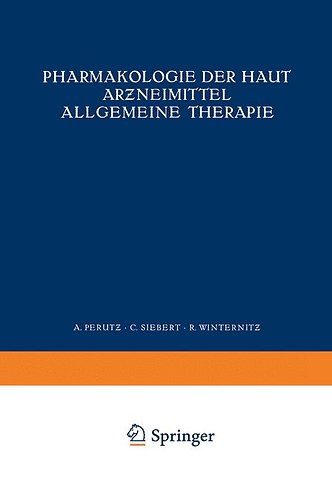 Pharmakologie der Haut Arƶneimittel Allgemeine Therapie