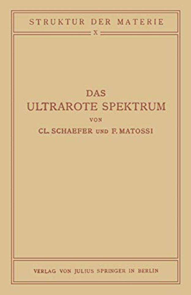 Das Ultrarote Spektrum