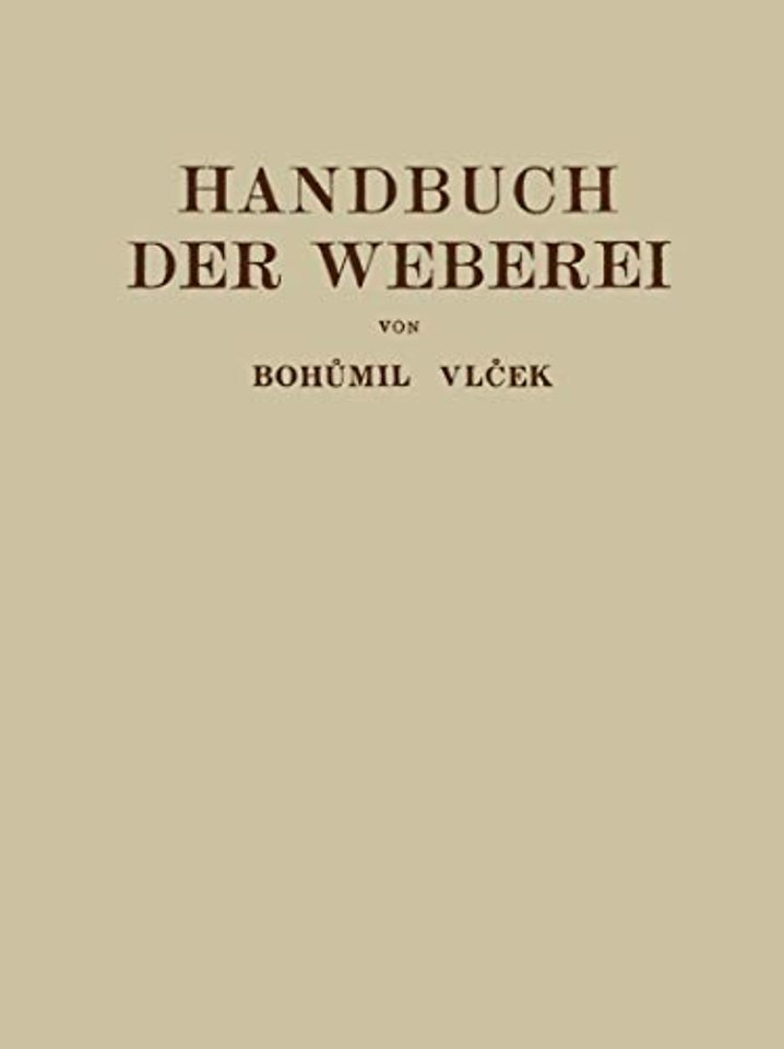 Handbuch der Weberei