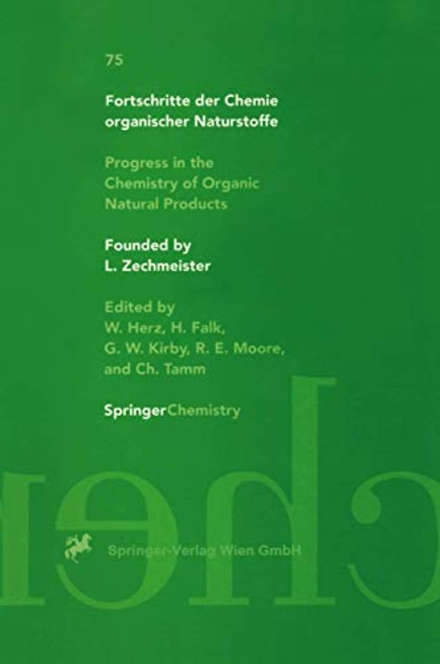 Fortschritte der Chemie organischer Naturstoffe / Progress in the Chemistry of Organic Natural Products
