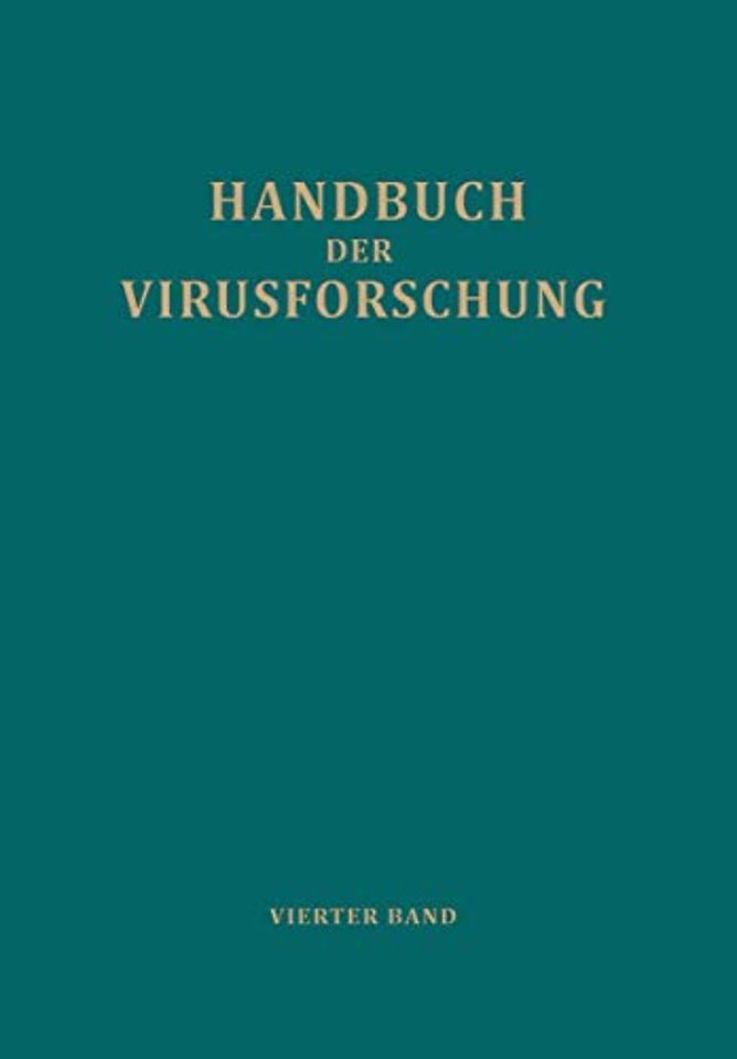 Handbuch der Virusforschung