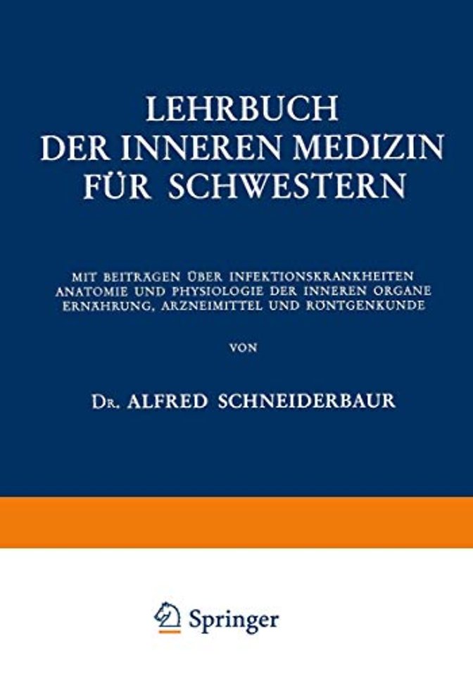 Lehrbuch der Inneren Medizin für Schwestern