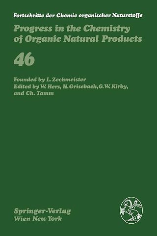 Fortschritte der Chemie organischer Naturstoffe / Progress in the Chemistry of Organic Natural Products