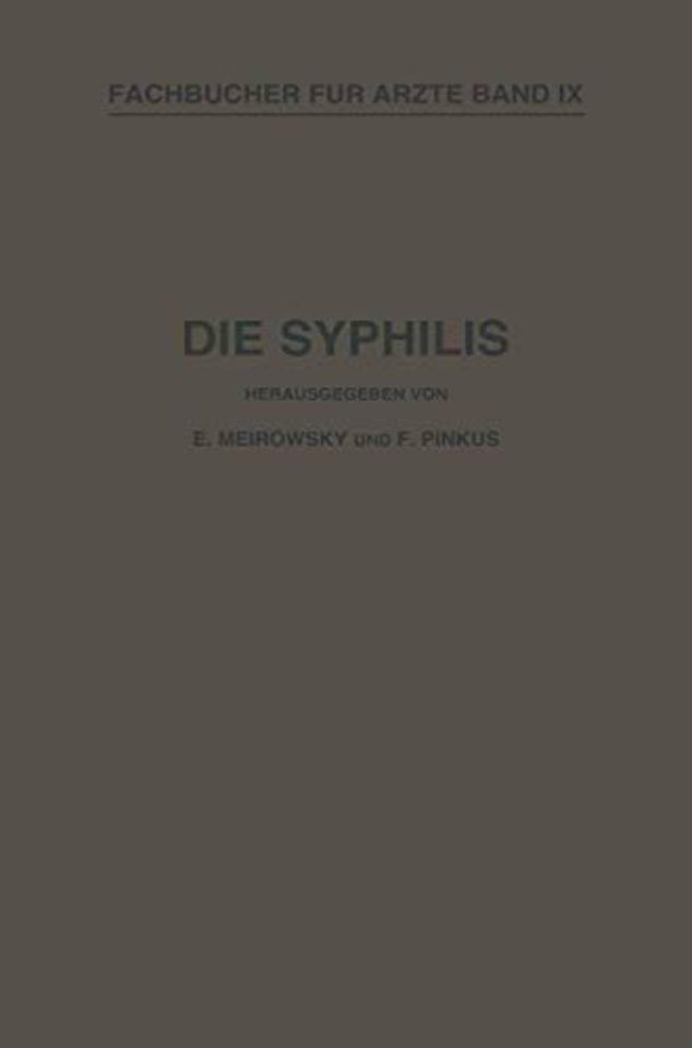 Die Syphilis