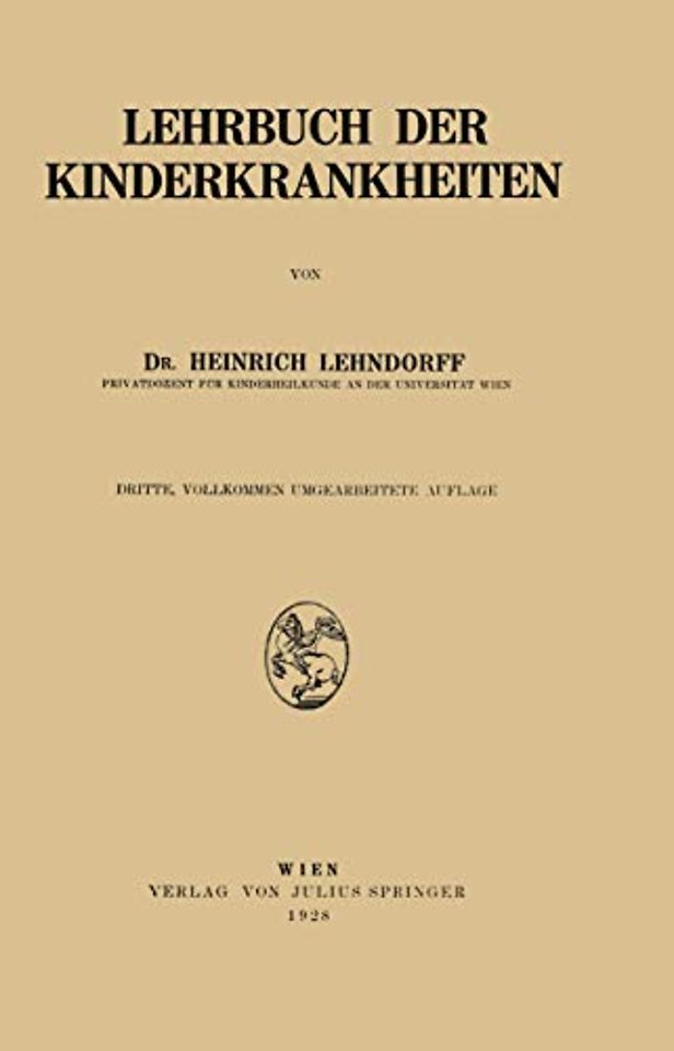 Lehrbuch der Kinderkrankheiten