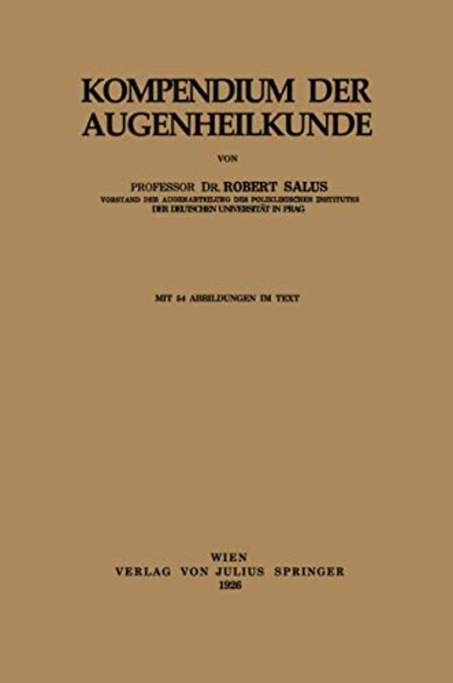 Kompendium der Augenheilkunde
