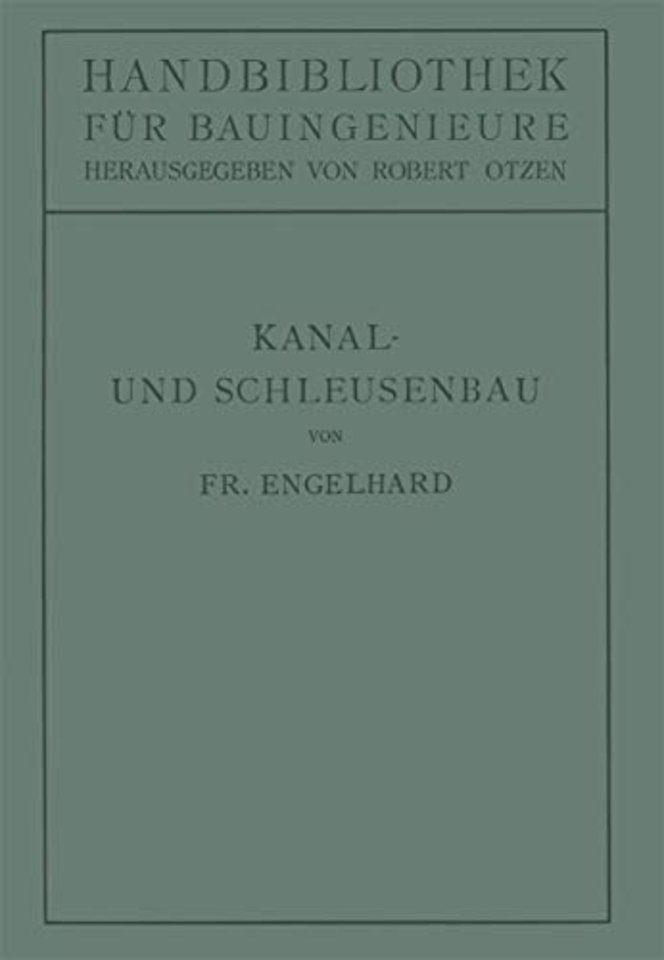Kanal- und Schleusenbau