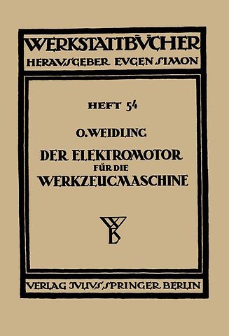 Der Elektromotor für die Werkzeugmaschine