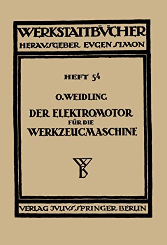Der Elektromotor für die Werkzeugmaschine