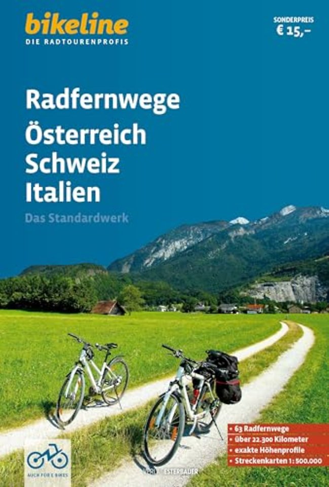 Osterreich, Schweiz, Italien Radfernwege