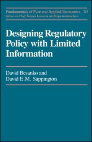 Designing Regulatory Polcy