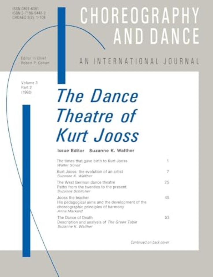 Dance Theatre of Kurt Jooss