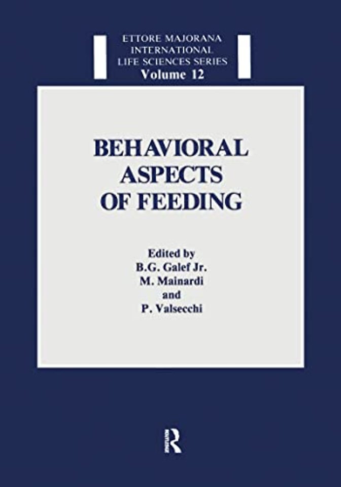 Behavioral Aspects of Feeding
