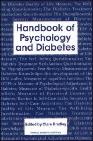 Handbook of Psychology and Diabetes