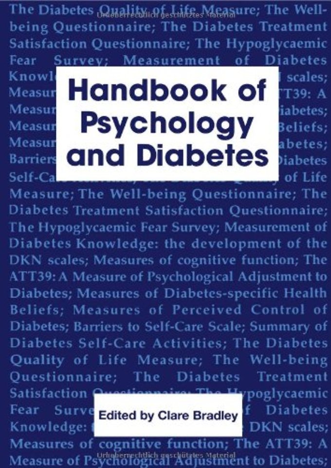 Handbook of Psychology and Diabetes