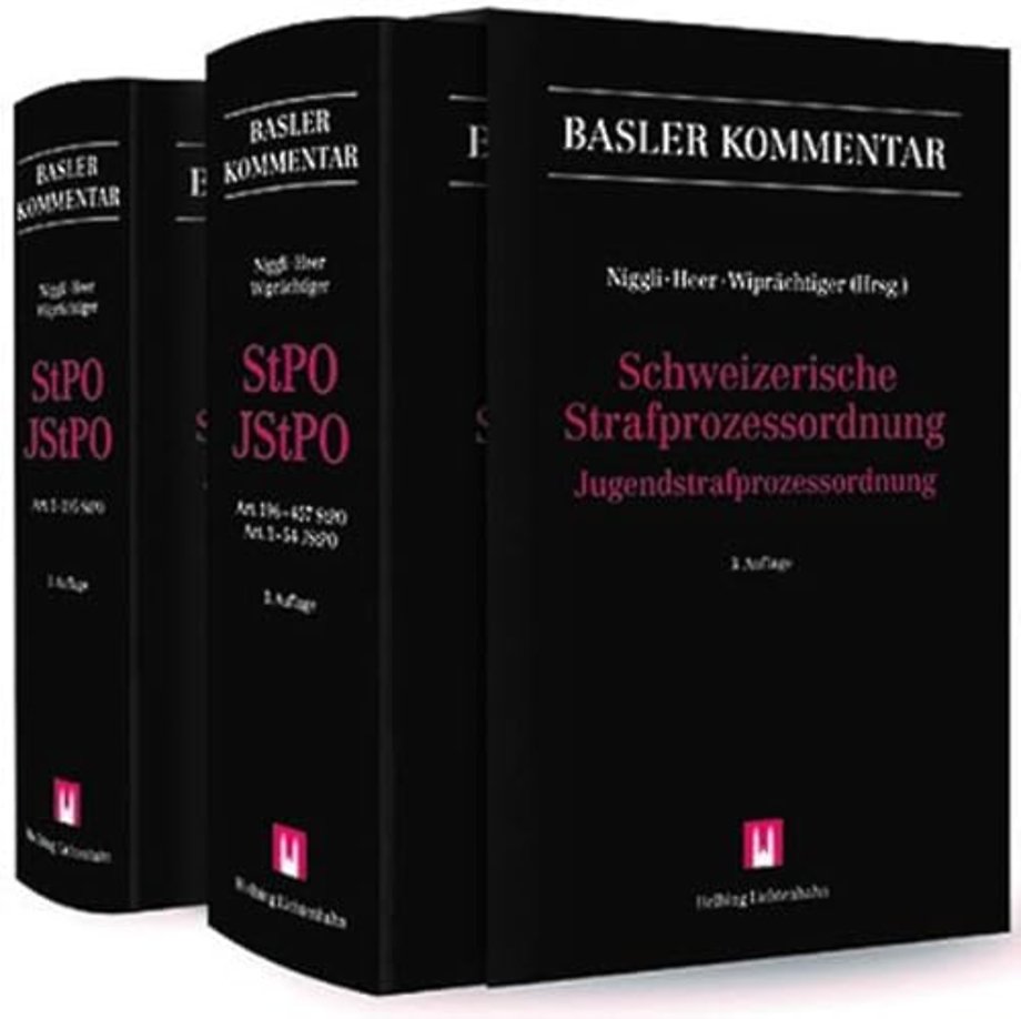 Zwitsers Wetboek van Strafvordering / Wetboek van Jeugdstrafvordering