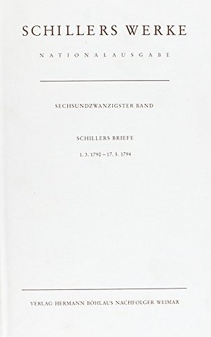 Schillers Werke. Nationalausgabe