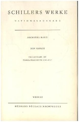 Schillers Werke. Nationalausgabe