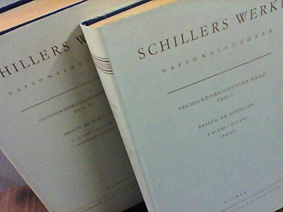 Schillers Werke. Nationalausgabe