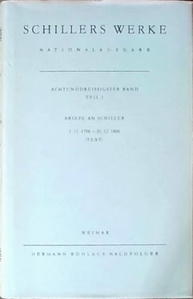 Schillers Werke. Nationalausgabe