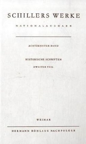 Schillers Werke. Nationalausgabe