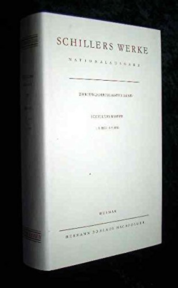Schillers Werke. Nationalausgabe