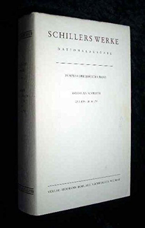 Schillers Werke. Nationalausgabe